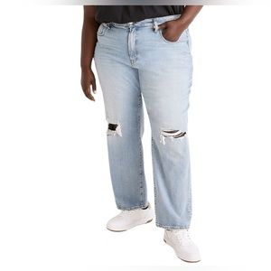 Madewell Curvy Perfect Vintage Jean in Danby Wash: Ripped Edition